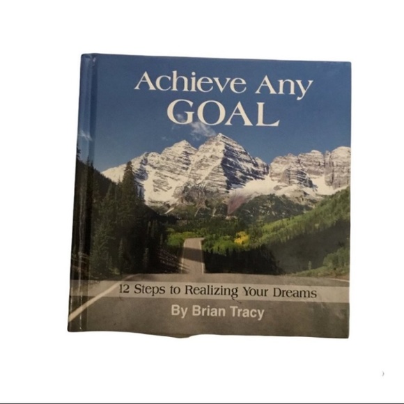 4/$20 Achieve Any Goal H/C small book 12 steps to achieving goals - Picture 1 of 3